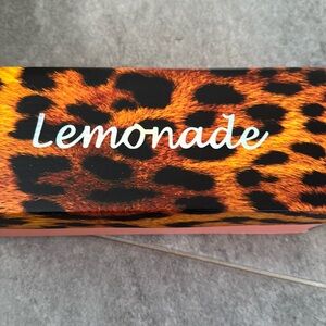 Cute Lemonade fuzzy flats, black, size 6.5.